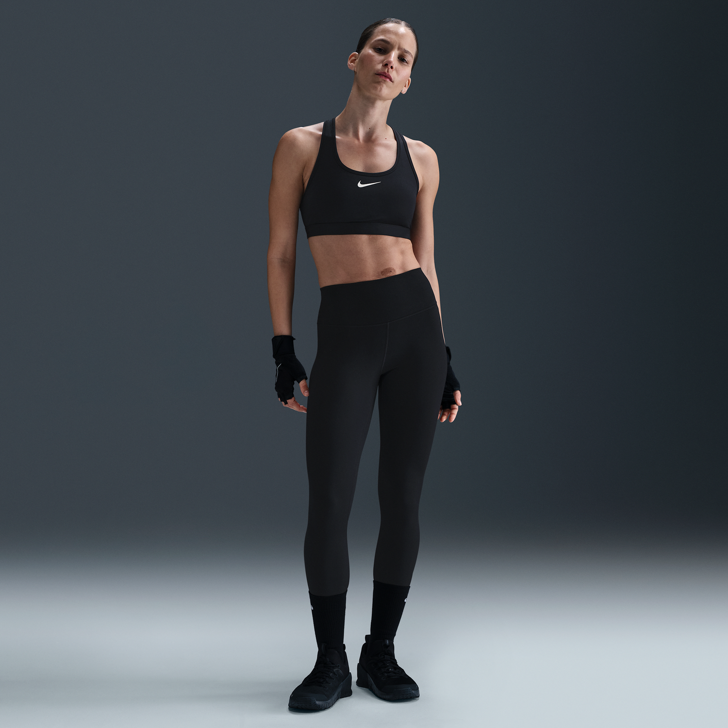 Legíny Nike One High-Waisted Leggings Čierna | IB9382-010, 0