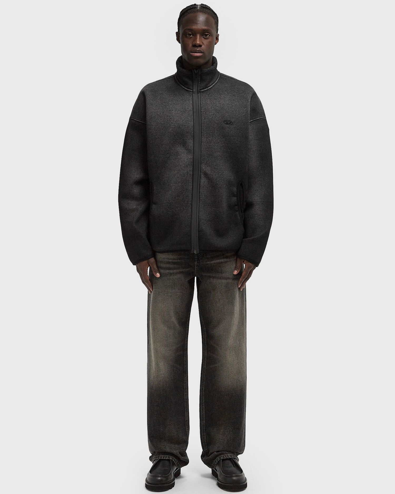 Džínsy Diesel 2001 D-Macro Relaxed Fit Jeans XXL Čierna | A11598-007Z1-02, 1