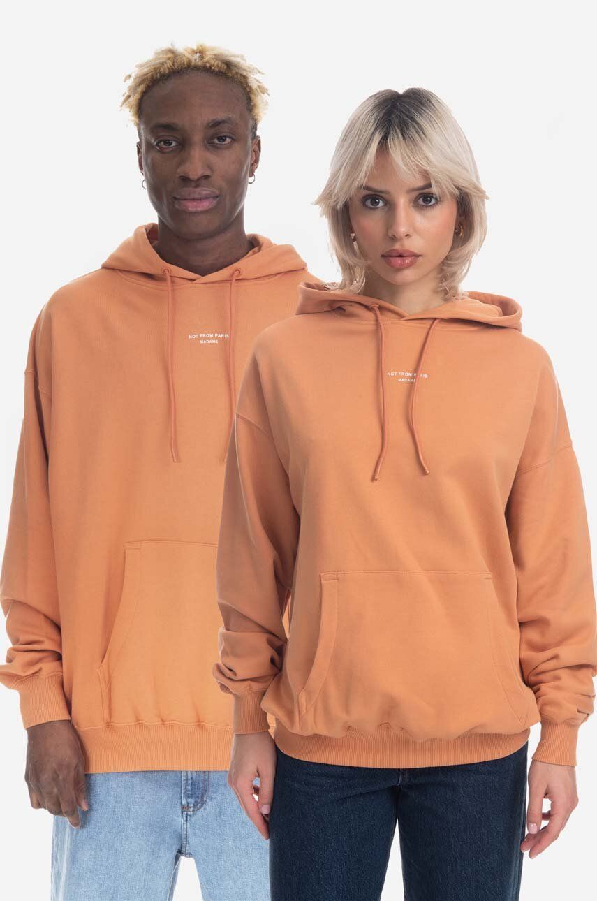 Mikina Drôle de Monsieur Hoodie Oranžová | HO109.PEACH, 0