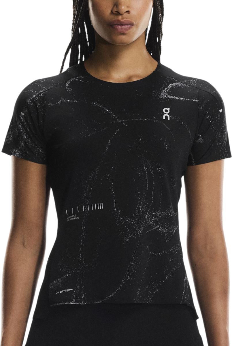 Tričko On Running Reflective Pattern Performance T-Shirt Lumos Čierna | 1wf30270553