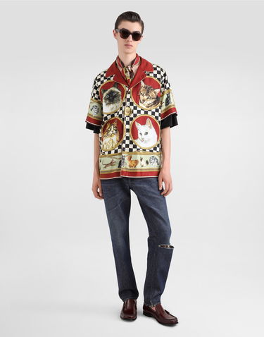 Džínsy Dolce & Gabbana Dolce & Gabbana Loose-Fit Jeans with Distressing Modrá | GYJDADG8MG6S9001, 1