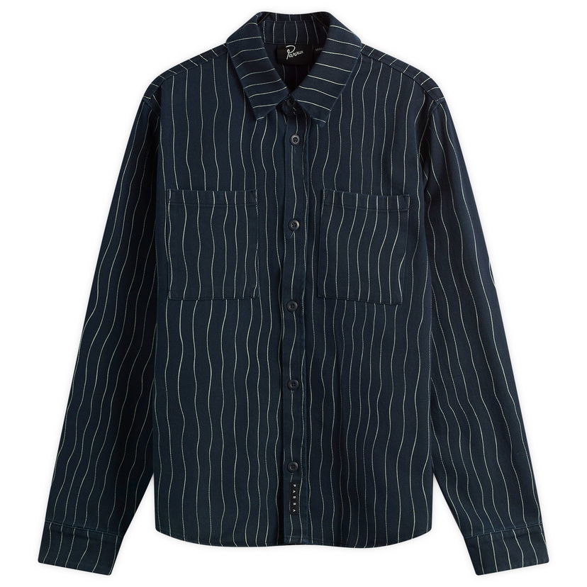 Košeľa By Parra Parra Meandering Lines Shirt, Size Large Navy | 54236-NBL