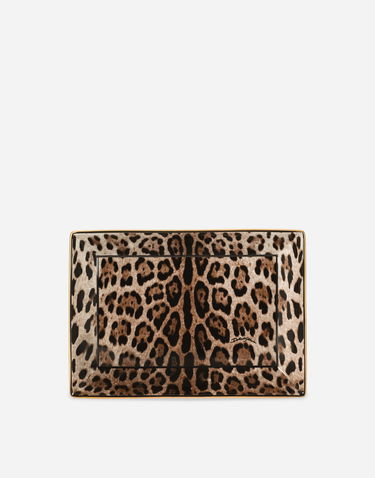 Home decor Dolce & Gabbana Leopard Print Porcelain Trinket Dish Rôznofarebný | TCC199TCAMUUL003, 2