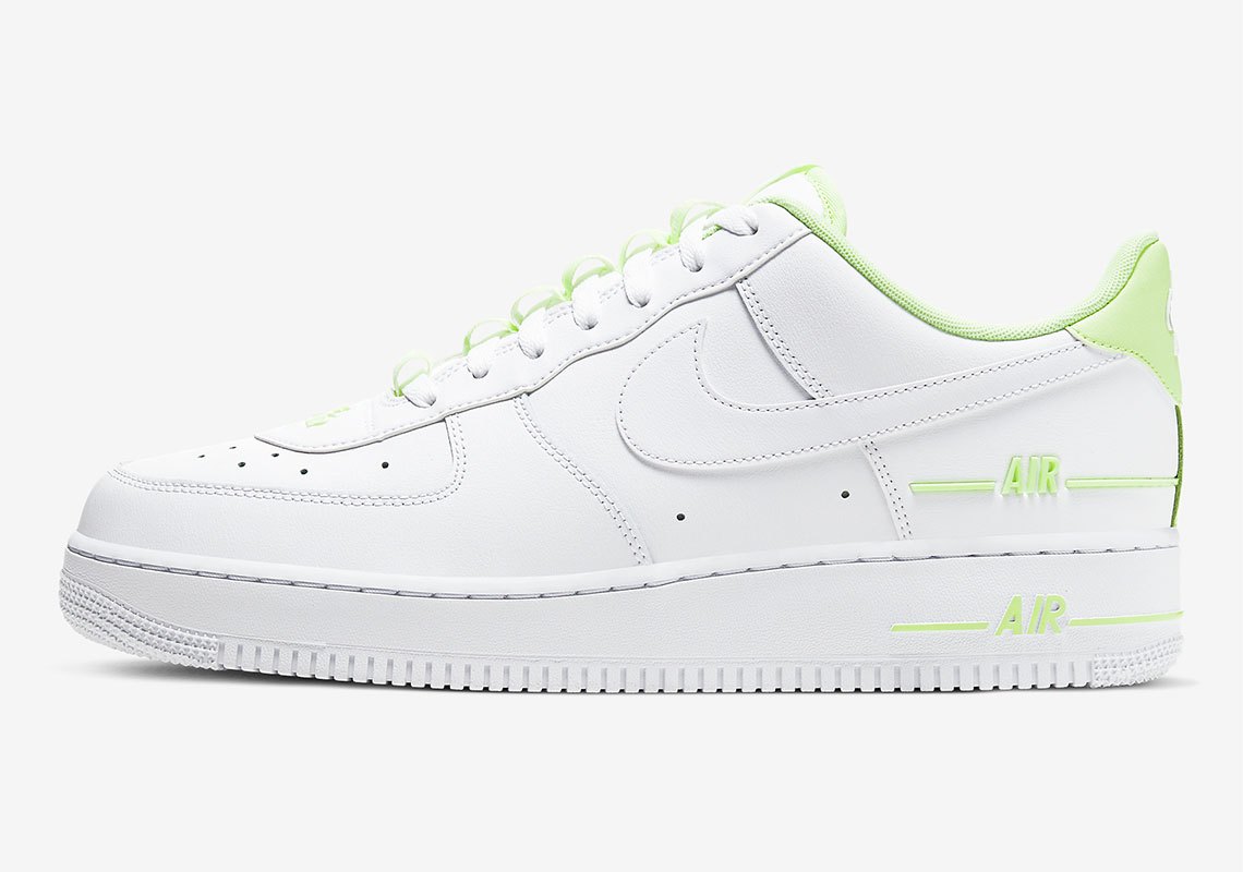 Tenisky a topánky Nike Air Force 1 '07 LV8 "Double Air Pack - White Barely Volt" Biela | CJ1379-101, 0