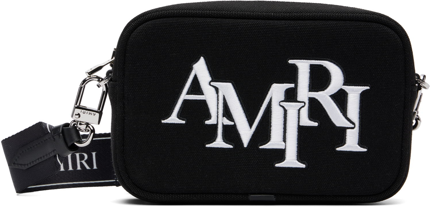 Taška cez rameno AMIRI AMIRI Staggered Camera Bag Čierna | AMBGCM1020, 0
