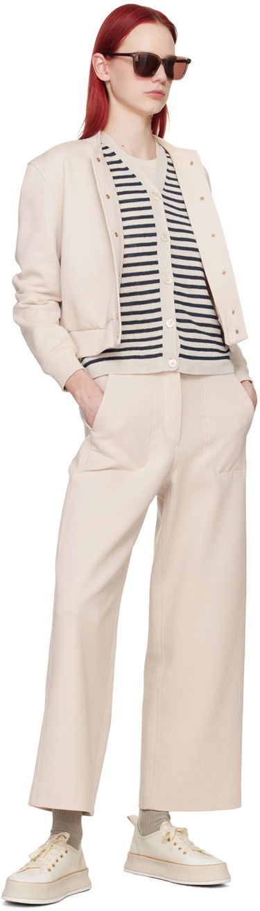 Nohavice Max Mara Max Mara Cupola Wide-Leg Trousers Ružová | 2419781013600, 3