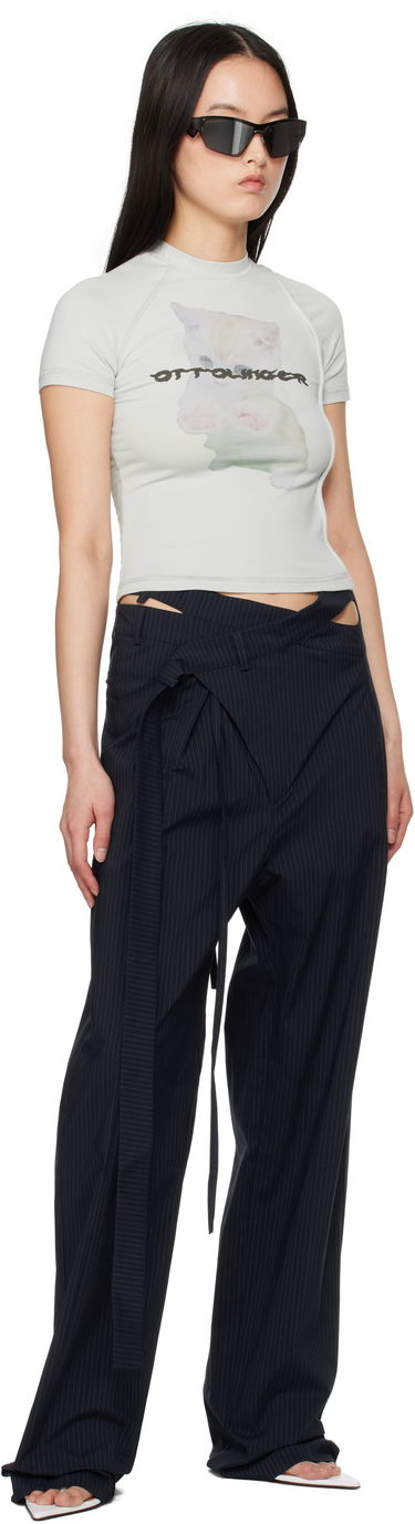 Nohavice Ottolinger Ottolinger Signature Wrap Suit Trousers Čierna | 12320152301, 3