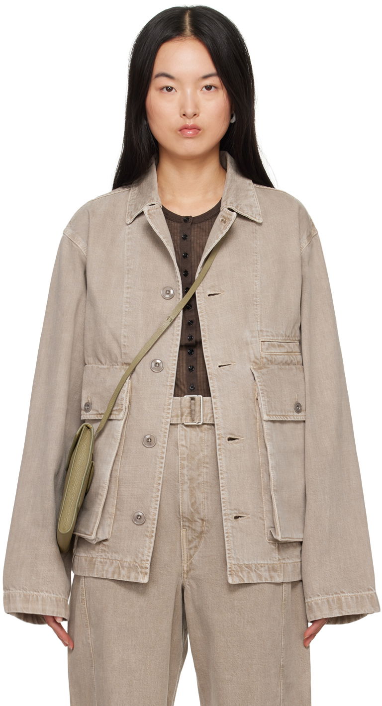 Bunda LEMAIRE Lemaire Boxy Denim Jacket Béžová | OW306 LD1017, 0