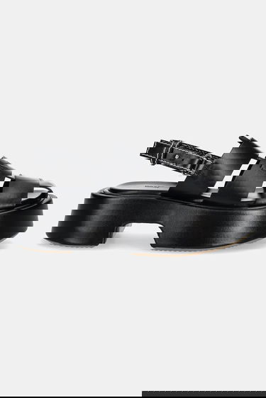 Tenisky a topánky JW Anderson JW Anderson Stripe Platform Sandals Čierna | SN0099-LA0323, 4