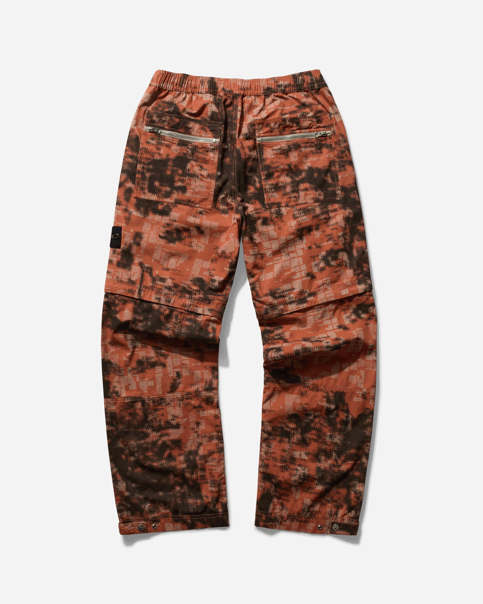 Camouflage Cotton Canvas Cargo Trousers