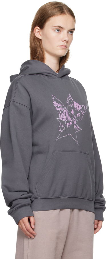 Mikina We11done We11done Monster Fitted Hoodie Šedá | WD-TH2-24-832-U-CH, 1