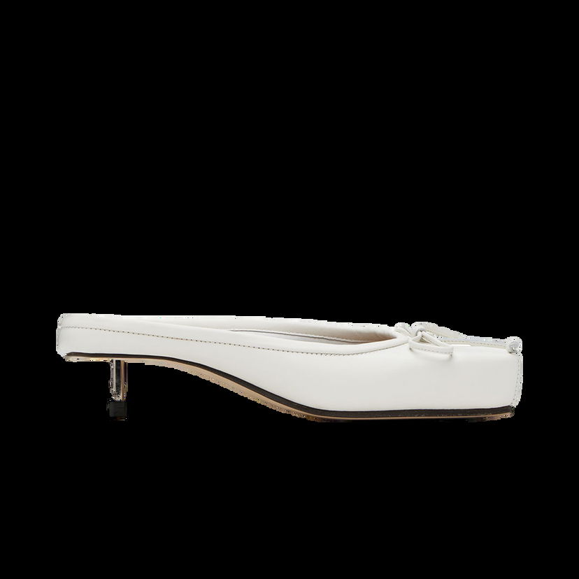 Tenisky a topánky Jacquemus Le Chouchou 'Les Mules Basses Ballet' Heels Biela | 23H233FO015-3073