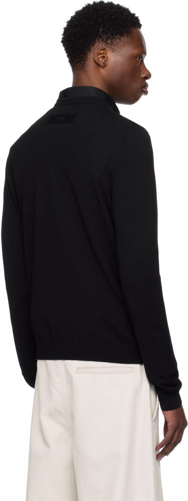 Sveter BOSS Crew Neck Soft Yarn Sweater Čierna | 50532074, 3