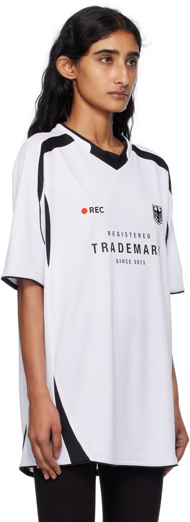 Dres VETEMENTS Vetements 'Trademark' Football T-Shirt Biela | UH76TR500W, 1