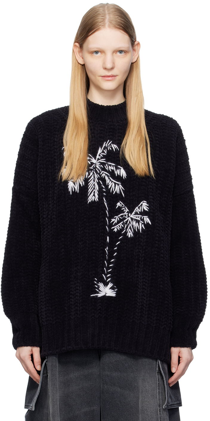 Sveter Palm Angels Graphic Sweater Čierna | PWHE056F23KNI0011003, 0