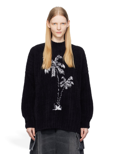 Sveter Palm Angels Graphic Sweater Čierna | PWHE056F23KNI0011003