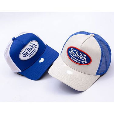Šiltovka Von Dutch Von Dutch Trucker Boston Suede Cap Biela | VD-7030828, 3
