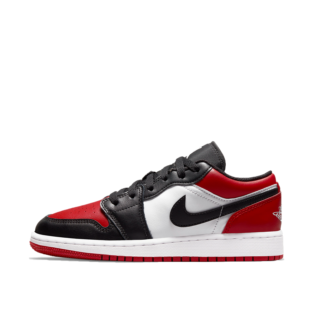 Air Jordan 1 Low "Bred Toe" GS