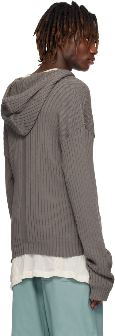 Mikina Rick Owens Rick Owens Hollywood Zip Hoodie Šedá | RU01E5614 KEC, 2