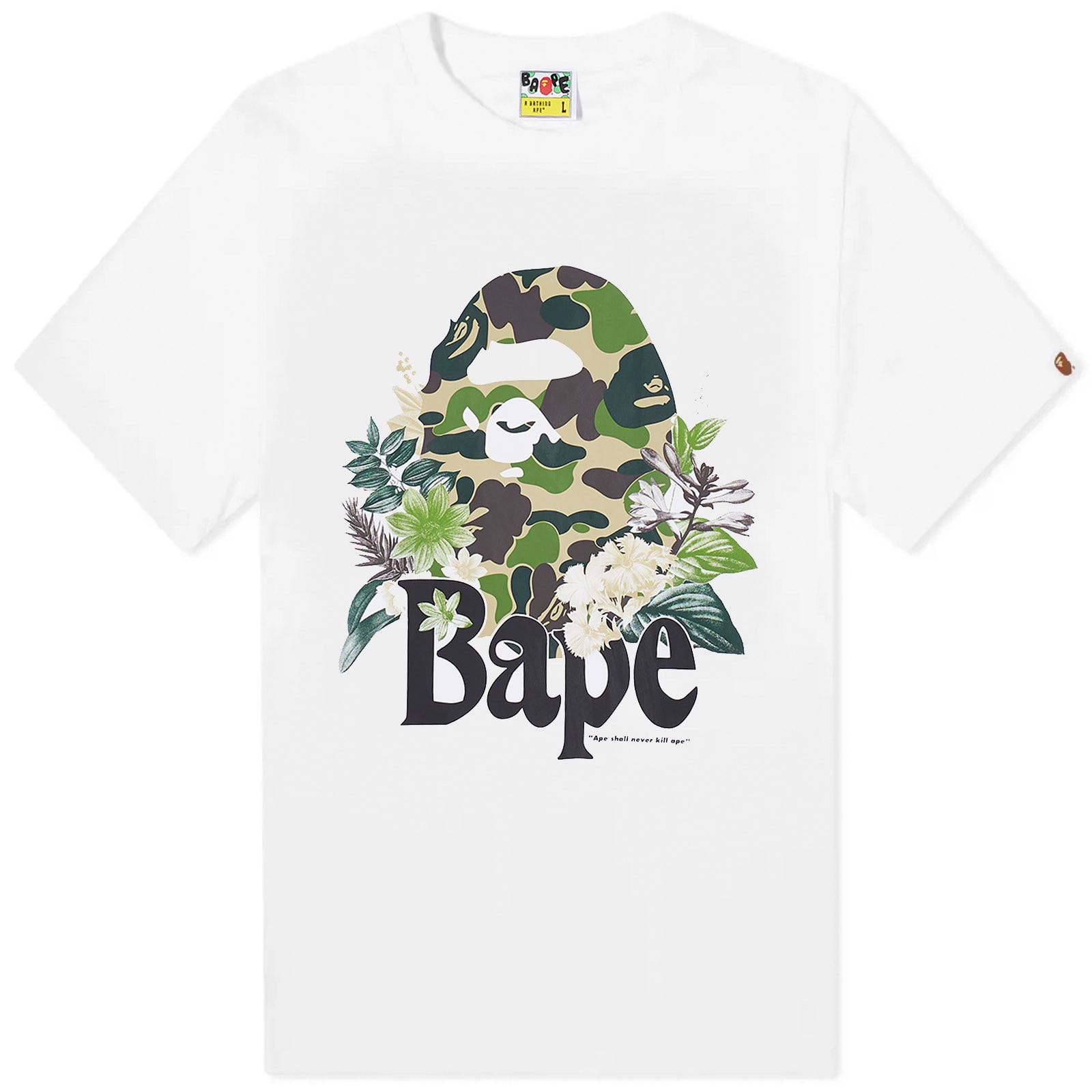 A Bathing Ape Flora Ape Head T-Shirt