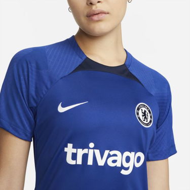 Dres Nike Chelsea F.C. Strike Dri-FIT Short-Sleeve Football Top Modrá | DM2795-496, 1
