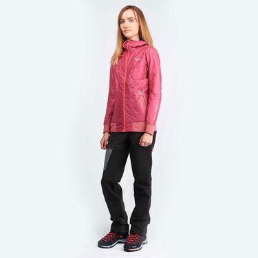Vetrovka Salewa Salewa Pedroc Hybrid TirolWool Hooded Jacket Ružová | 27428-6571, 3