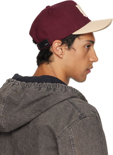 Šiltovka AMIRI AMIRI Two Tone Canvas Cap Vínová | AMHACP1068, 2