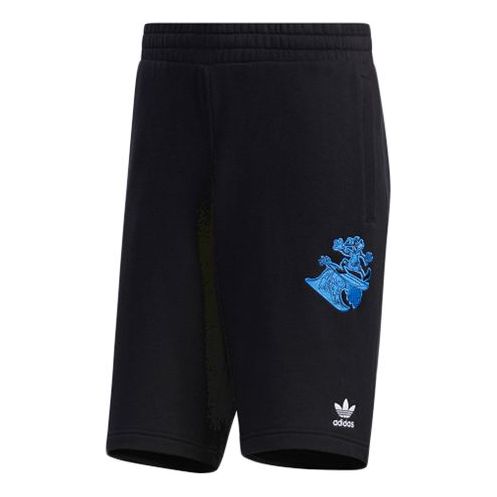 Šortky adidas Originals Disney Goofy Crossover Embroidered Shorts Čierna | GP6479
