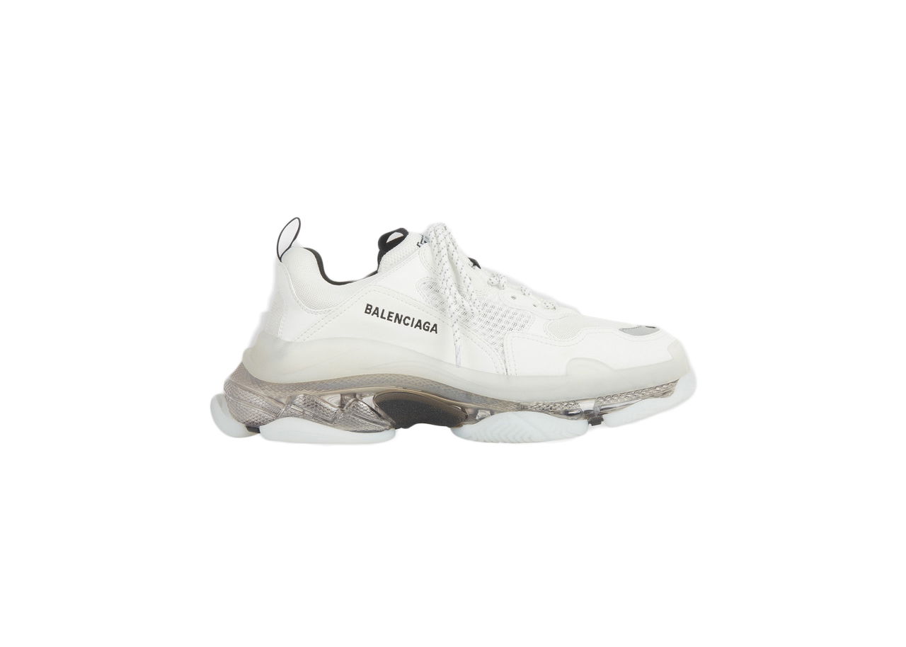 Tenisky a topánky Balenciaga Triple S Clear Sole White Grey Biela | 541624W2GS19012, 0