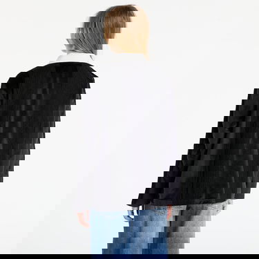 Polo tričko adidas Originals Velvet Striped Long Sleeve Polo Shirt Čierna | KR7652, 2