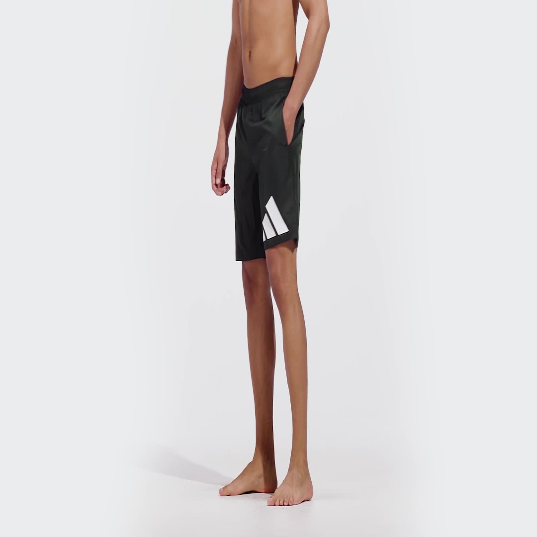 Classic-Length Logo Swim Shorts