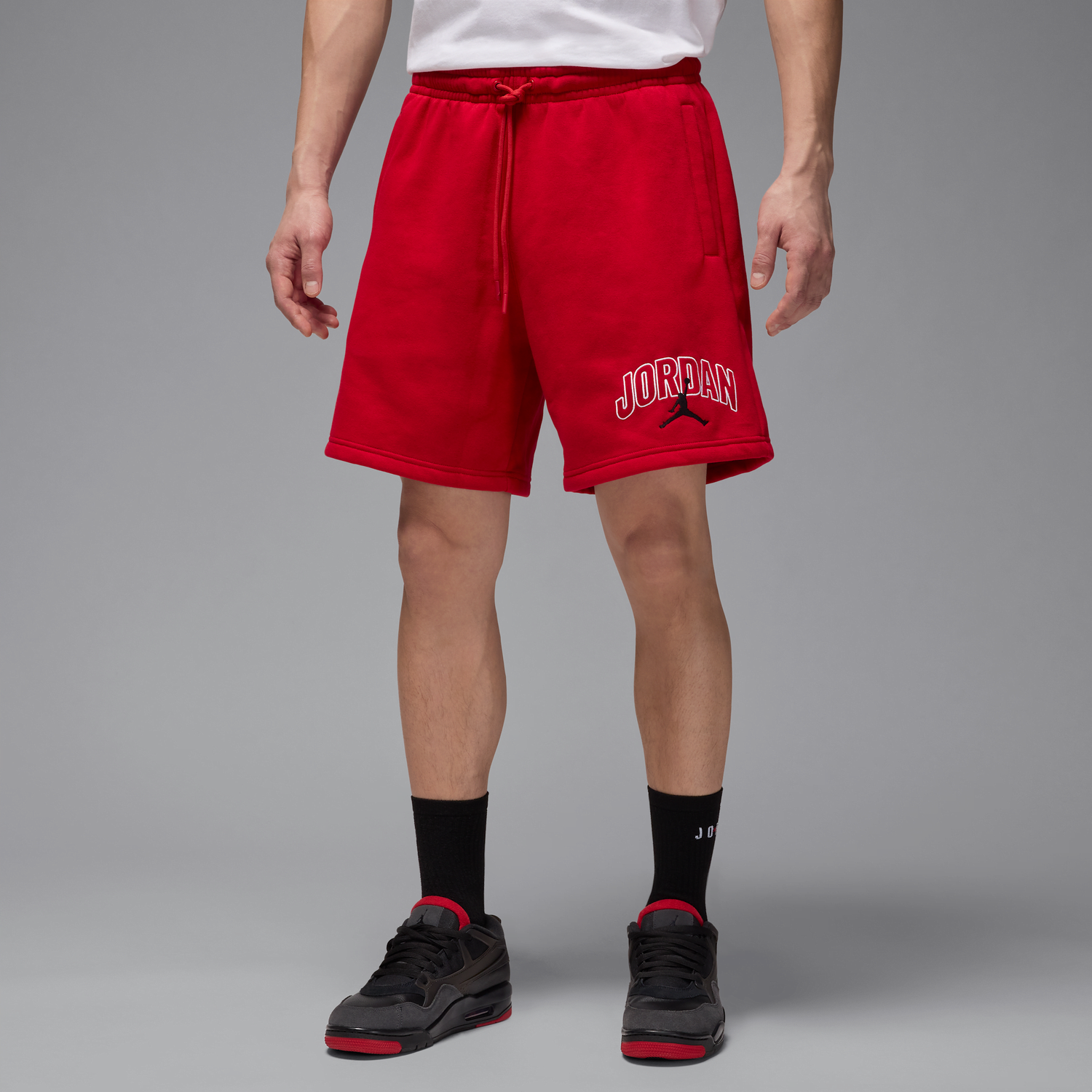 Šortky Jordan Jordan Brooklyn Fleece Shorts Červená | IB7910-687, 0