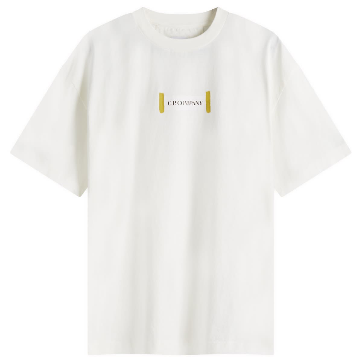 Tričko C.P. Company C.P. Company 30/1 Logos T-Shirt Biela | 18CMTS148A-006586W-103, 0
