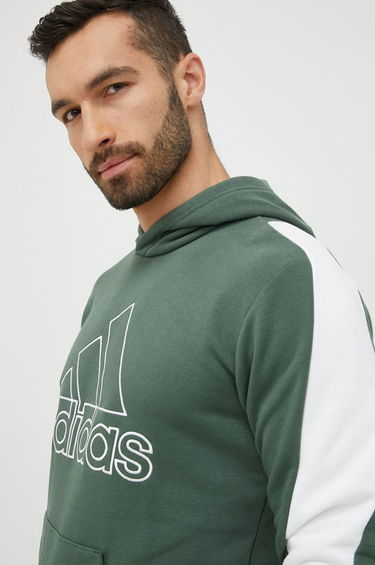 Mikina adidas Performance Future Icons Emroidered Hoodie Zelené | HM7876, 0