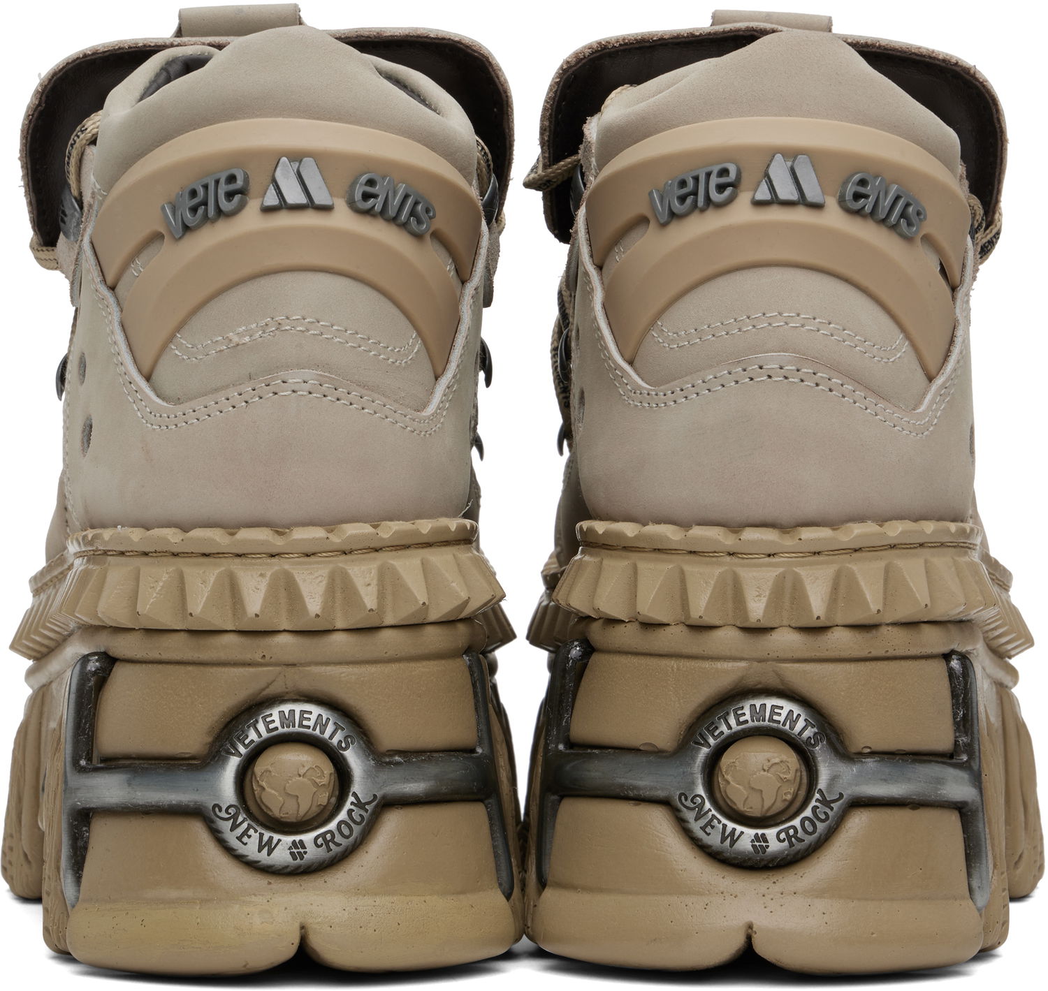 Oblečenie VETEMENTS VETEMENTS New Rock Fire Platform Béžová | UA66SN100S, 1