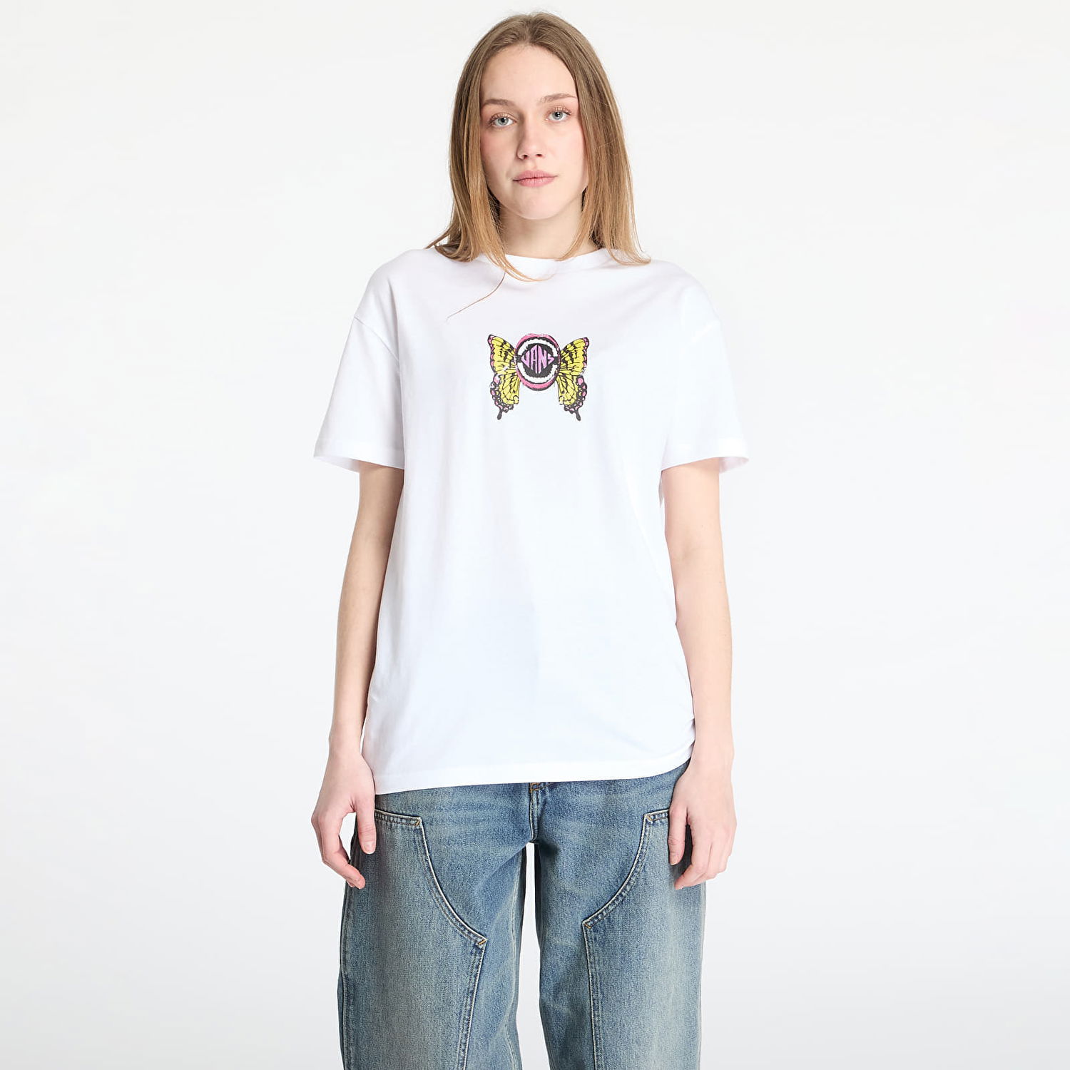 Tričko Vans Ethereal Os Butterfly Graphic Short Sleeve T-Shirt Biela | VN000NXCWHT1, 0