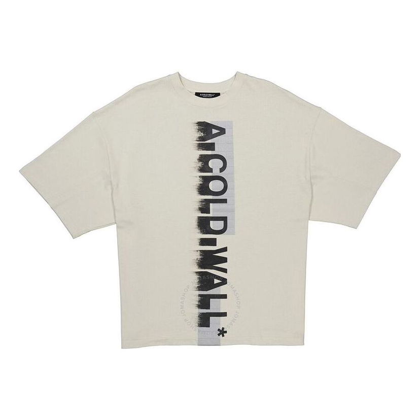 Tričko A-COLD-WALL* A-COLD-WALL* Brushed Logo T-Shirt Biela | ACWMTS066-BONE