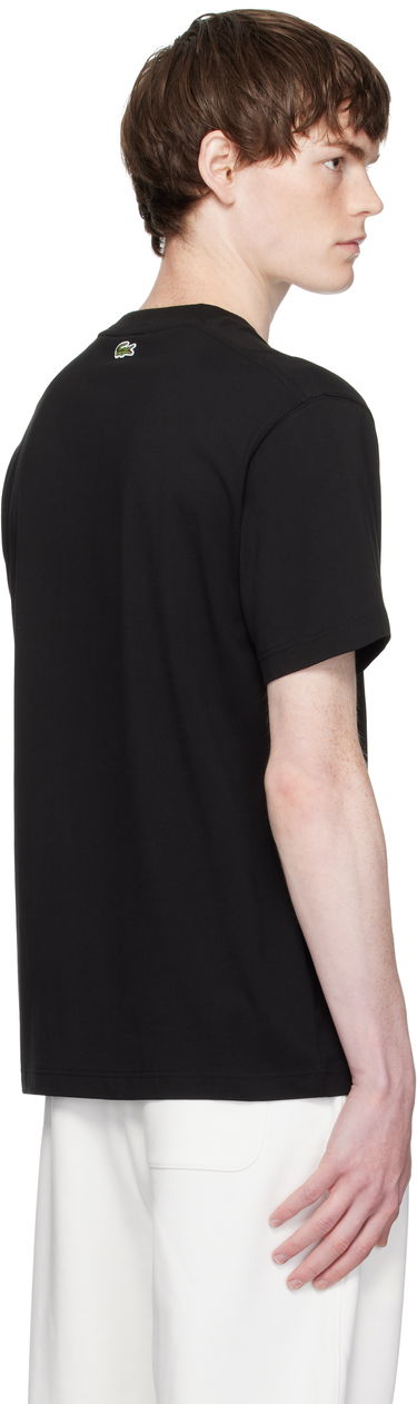 Tričko Lacoste Lacoste Signature Print Cotton T-Shirt Čierna | TH2733_031, 2