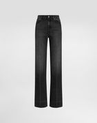 Faded 5-pocket Denim Trousers
