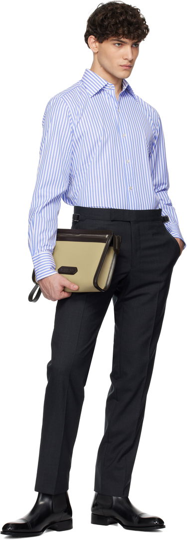Kabelka Tom Ford Leather Mini Pouch Béžová | H0561-LCL213S, 3