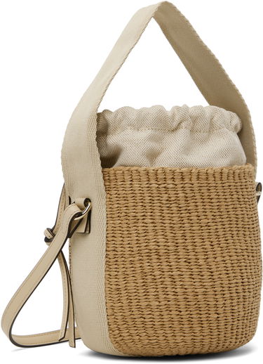 Kabelka CHLOÉ Chloé Small Horse Medal Basket Bag Béžová | CHC25SS592O82, 4