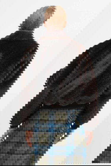 Bomber bunda Coperni Faux Fur Bomber Jacket Hnedá | COPBL33F9015, 2