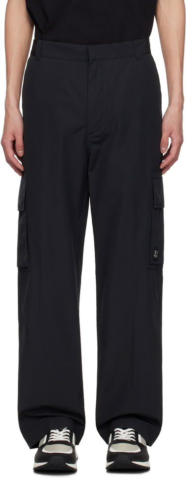 Cargo nohavice BOSS Hugo Regular-Fit Water-Repellent Cargo Trousers Čierna | 50530813, 0
