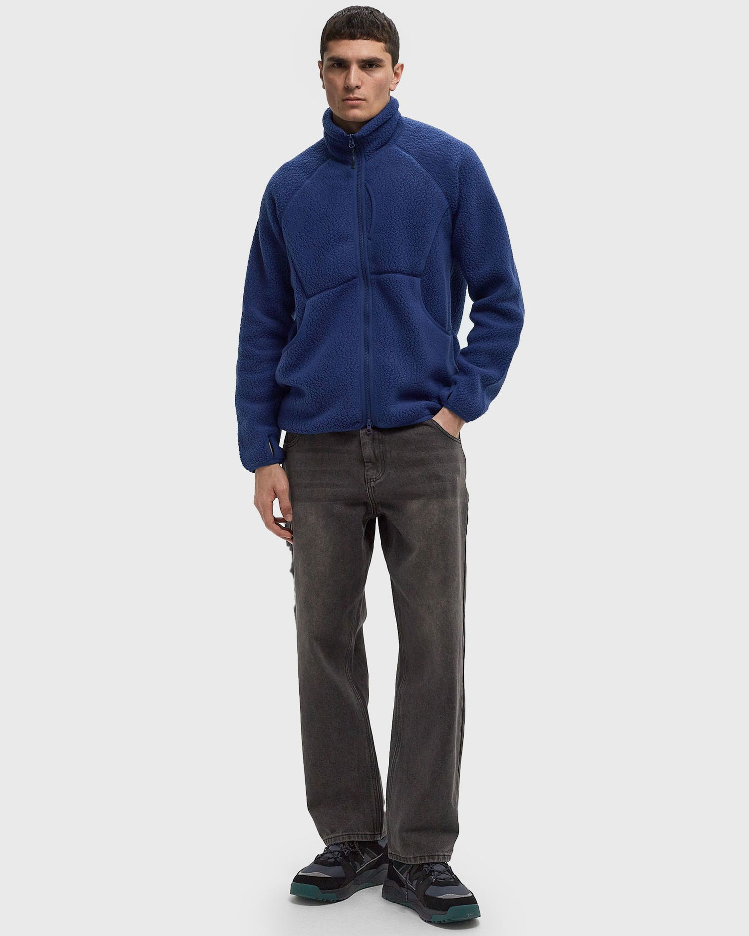 Sveter Snow Peak Thermal Boa Fleece Jacket Navy | SW-24AU005-BLUE, 1