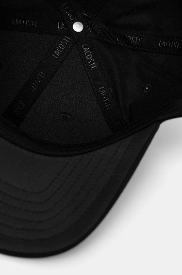 Šiltovka Lacoste Baseball Cap With Applique Čierna | RK0342, 3