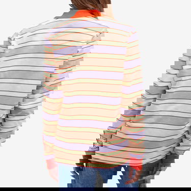 Polo tričko JW Anderson Striped Long Sleeve Polo Top Fialová | JO0262-PG1724-398, 3