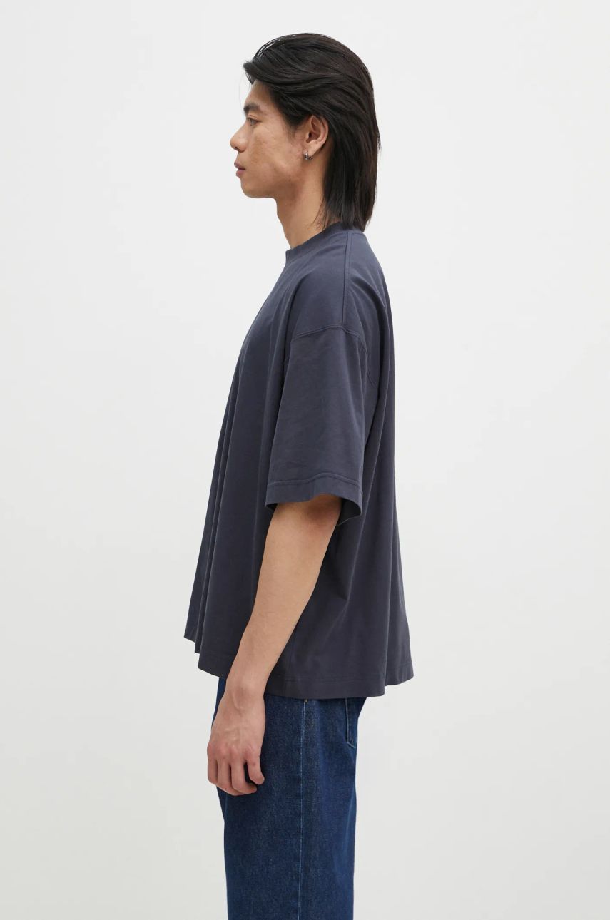 Tričko VETEMENTS Oval Logo Cropped Boxy T-Shirt Modrá | UA66TR600N, 1