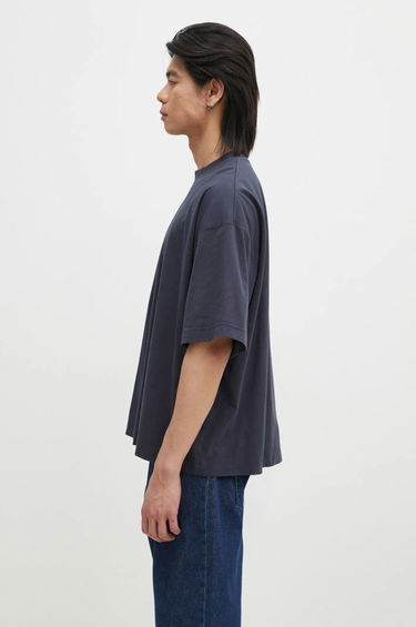 Tričko VETEMENTS Oval Logo Cropped Boxy T-Shirt Modrá | UA66TR600N, 1
