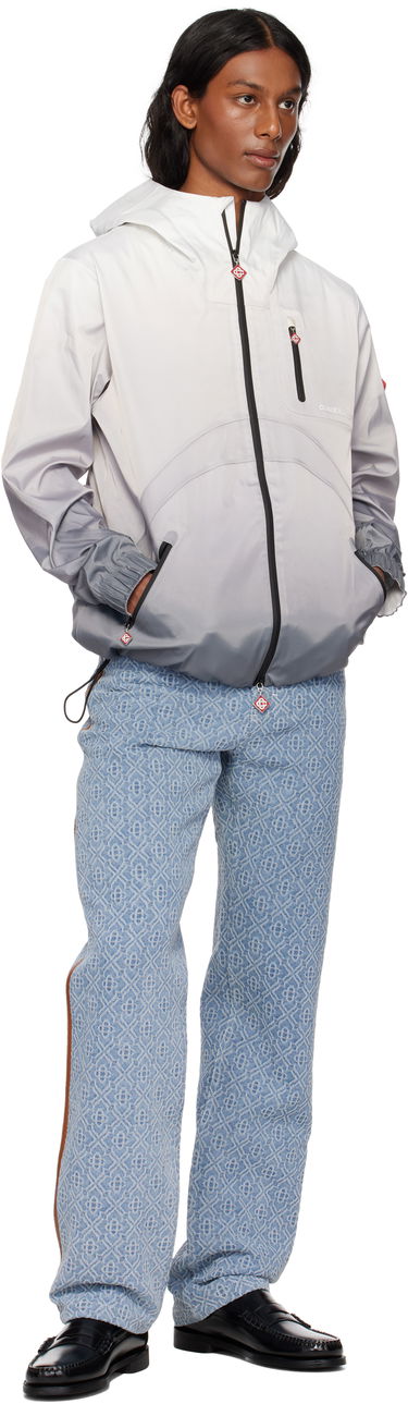 Džínsy Casablanca Casablanca Diamond Monogram Leather Trim Jeans Modrá | MPS25-TR-260-01, 3