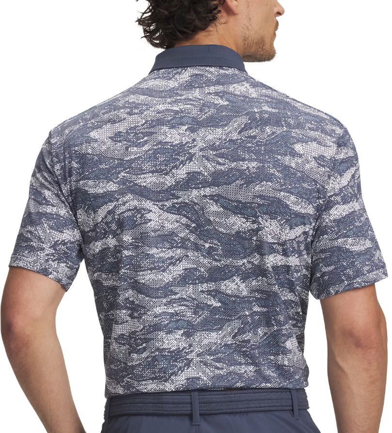 Polo tričko Under Armour UA Drive Chill Printed Polo Shirt Modrá | 1389597-045, 1